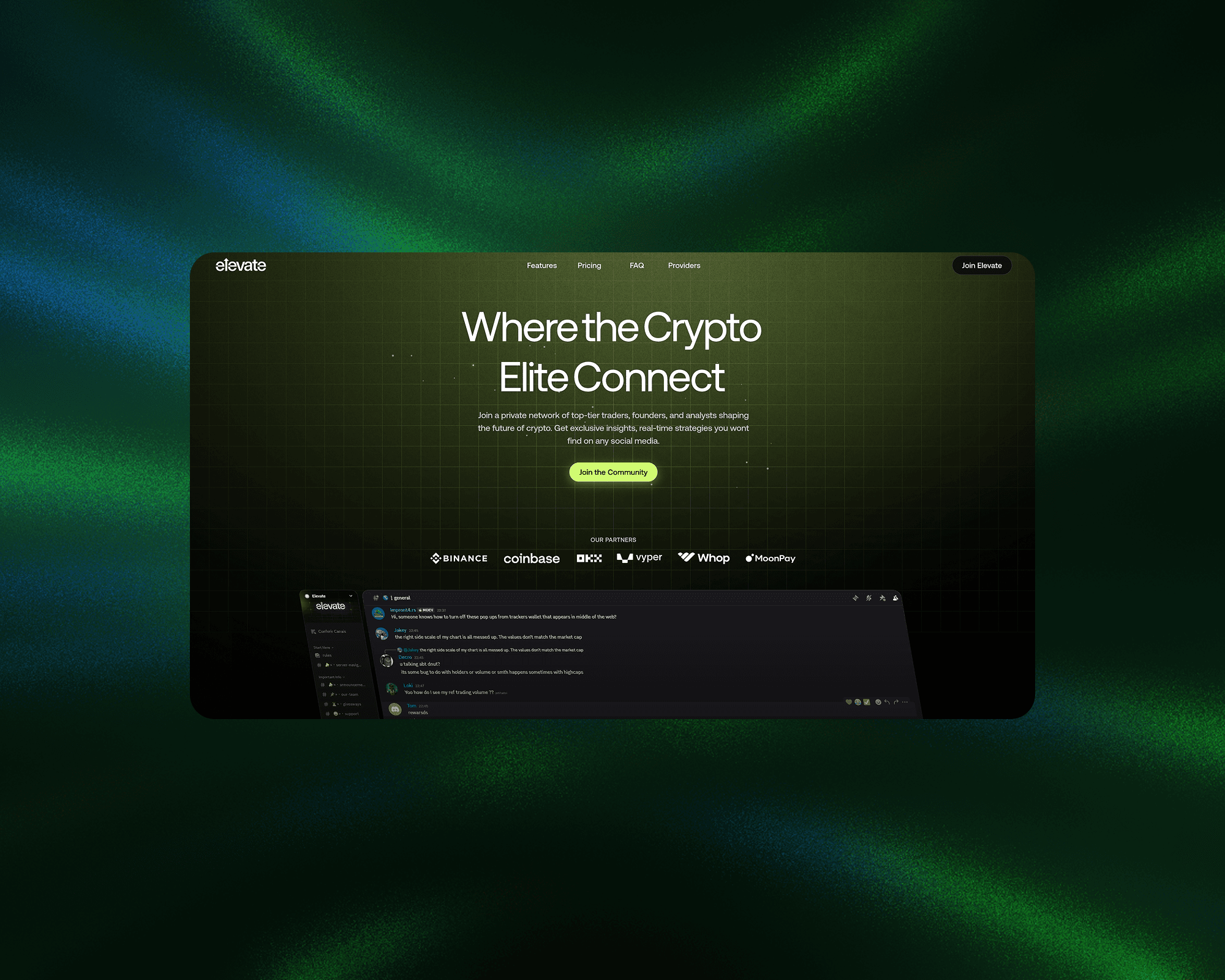 verteal elevate work banner