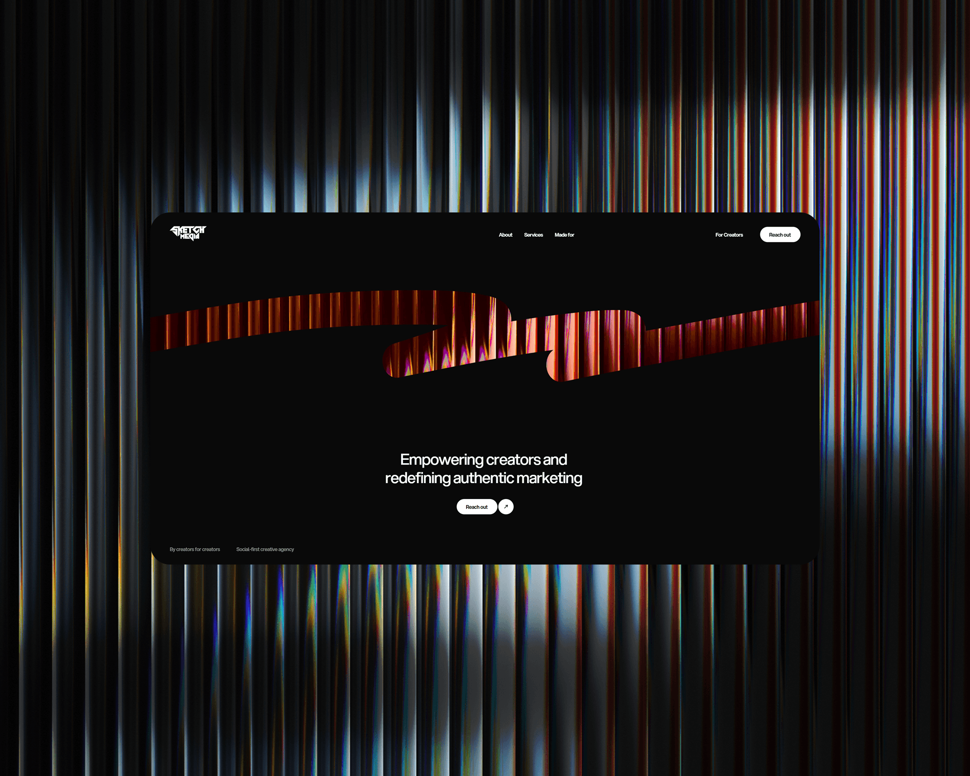 verteal sketch media work banner